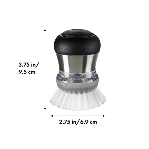 OXO Steel Soap Dispensing Palm Brush