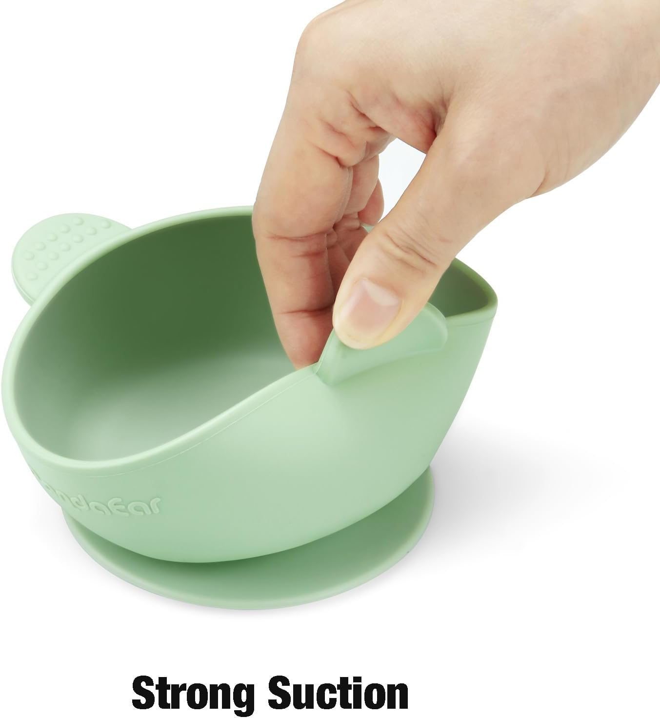 PandaEar 3 Pack Baby Bowls with Suction| Stay Put Silicone Food Bowl for Babies Kids Toddlers Infants| Food Grade Soft Safe BPA-Free Silicone (Multi-Color)