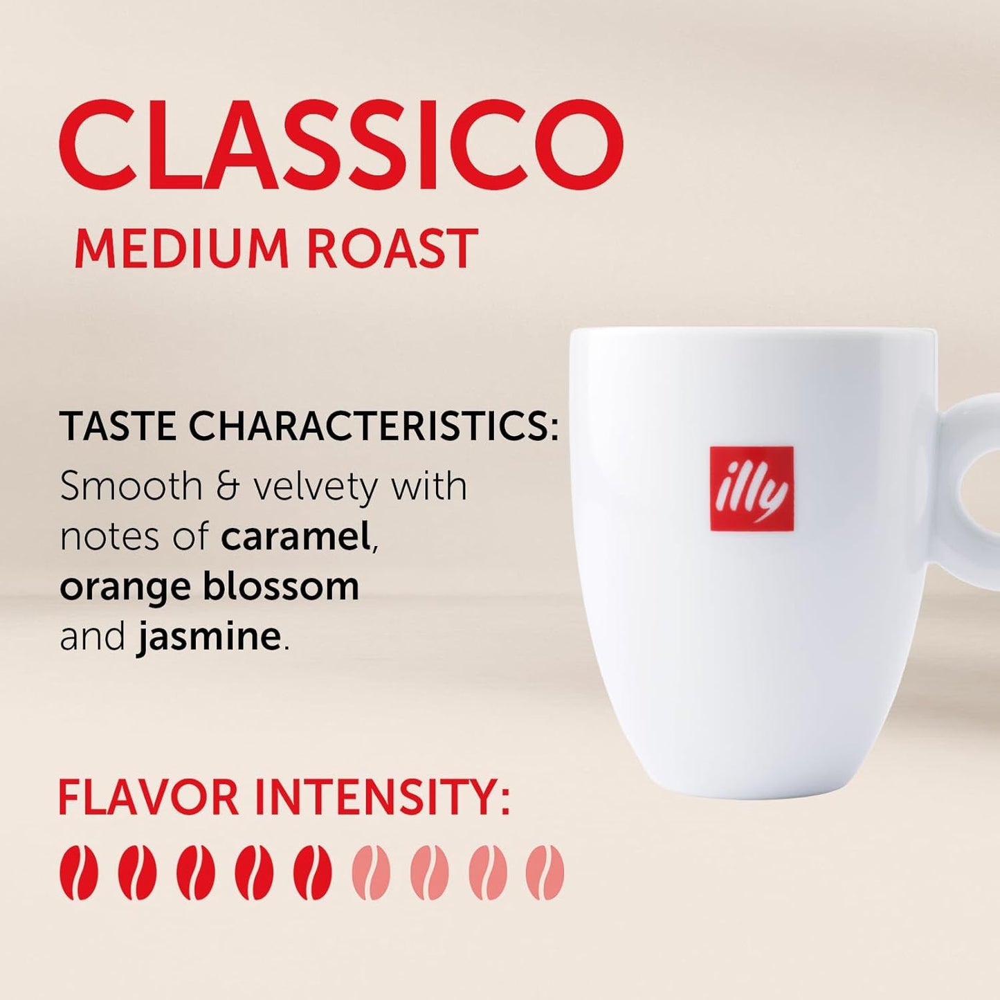 illy Instant Coffee- 100% Arabica Coffee – Classico Medium Roast - Notes Of Caramel, Orange Blossom & Jasmine - Easy Preparation - Convenient Coffee Instant Format - Roasted In Italy – 3.3 Ounce
