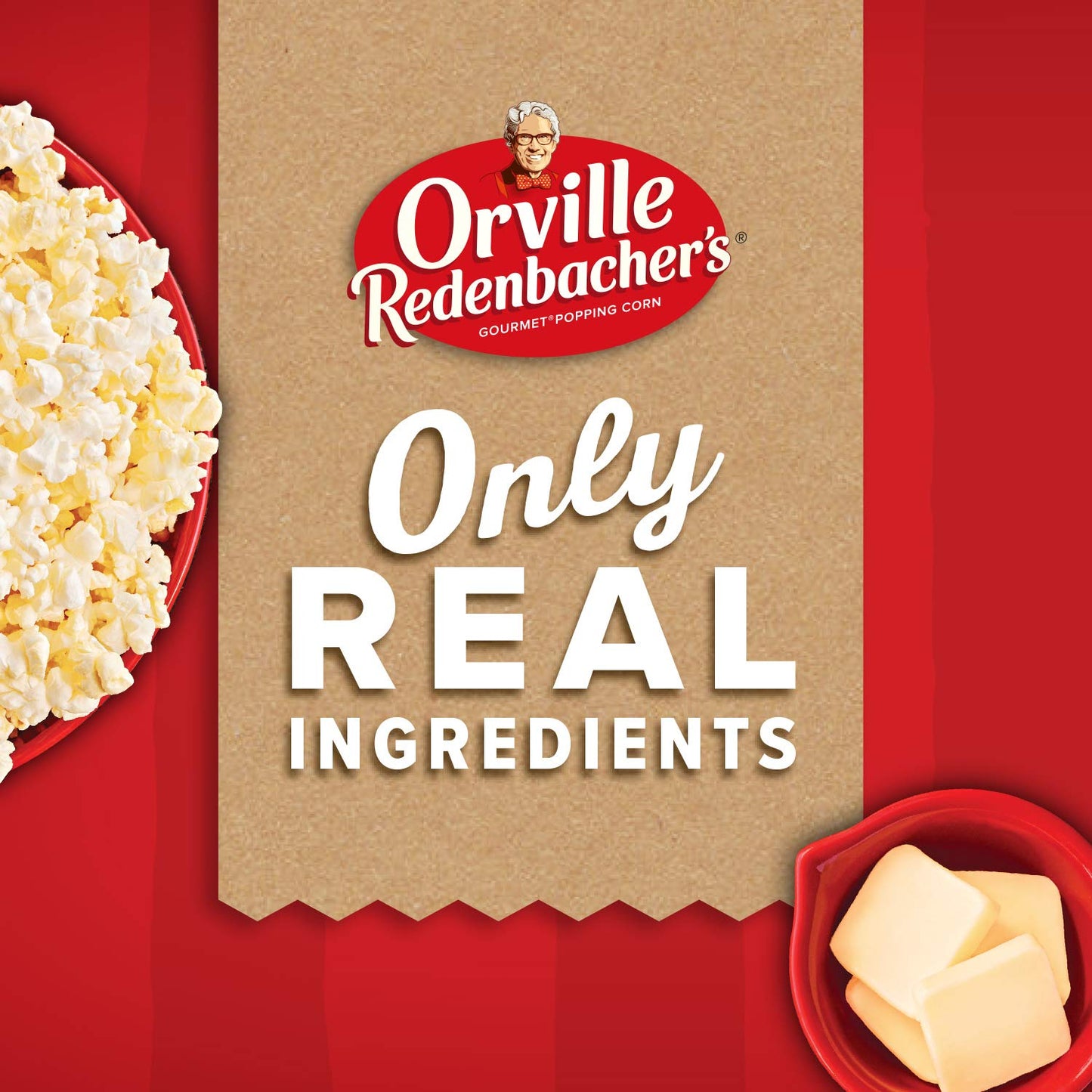 Orville Redenbacher’s Microwave Popcorn, 3g Fiber, 36-Count, 3.29 oz. Butter Flavor