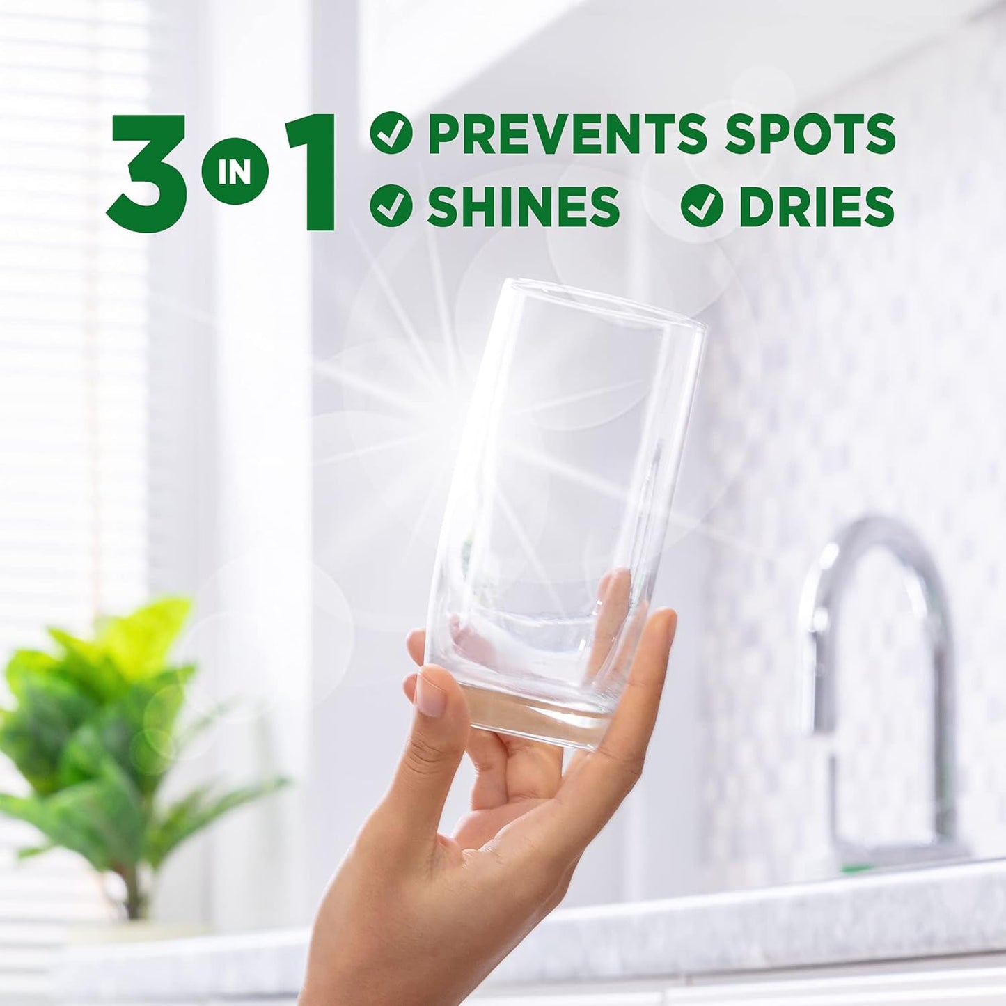Cascade Platinum Dishwasher Rinse Aid, 8.45 fl oz
