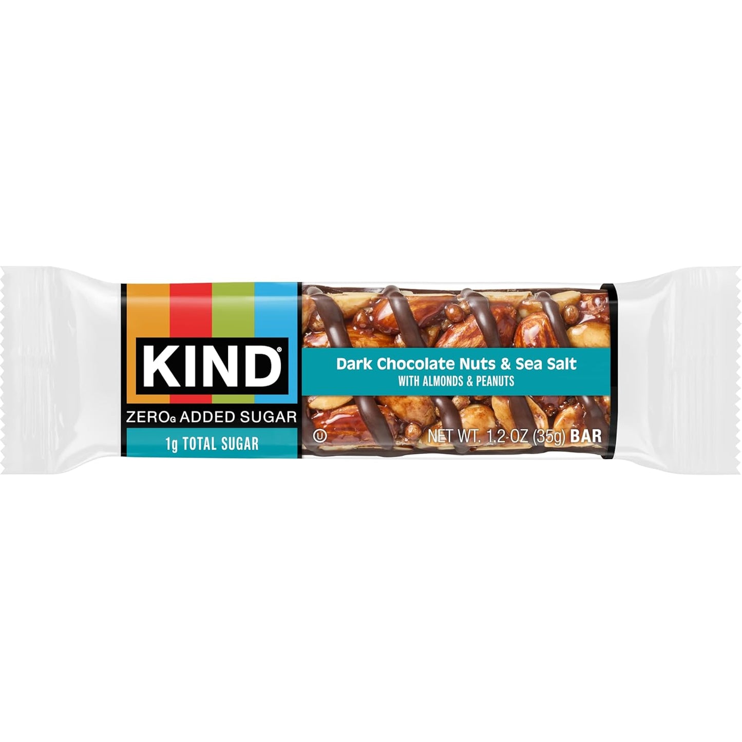 keto-friendly kind zero dark chocolate nuts and sea salt bars, gluten-free, 5g protein, 5 count