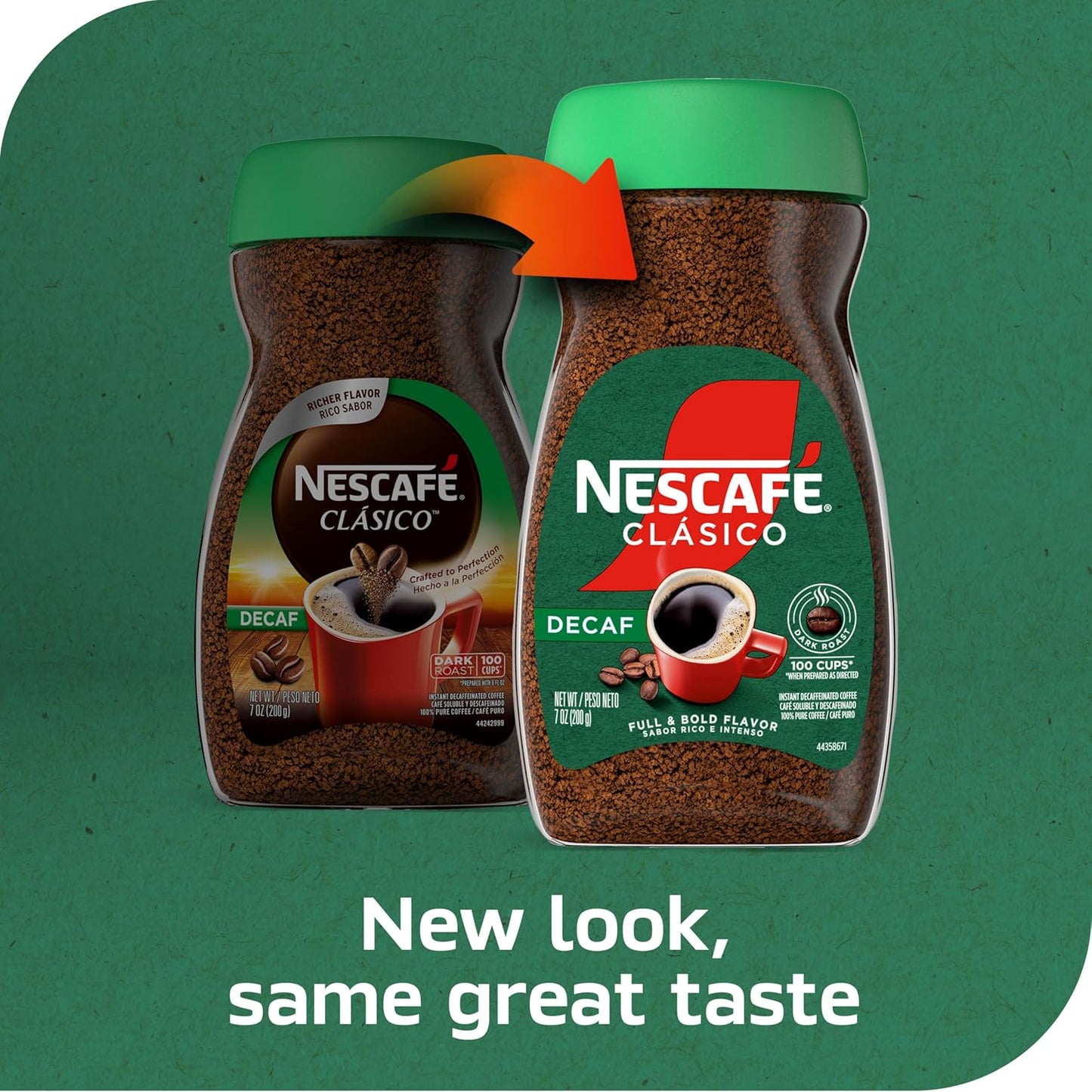 Nescafe Clasico Decaf, 7 Ounce Jar