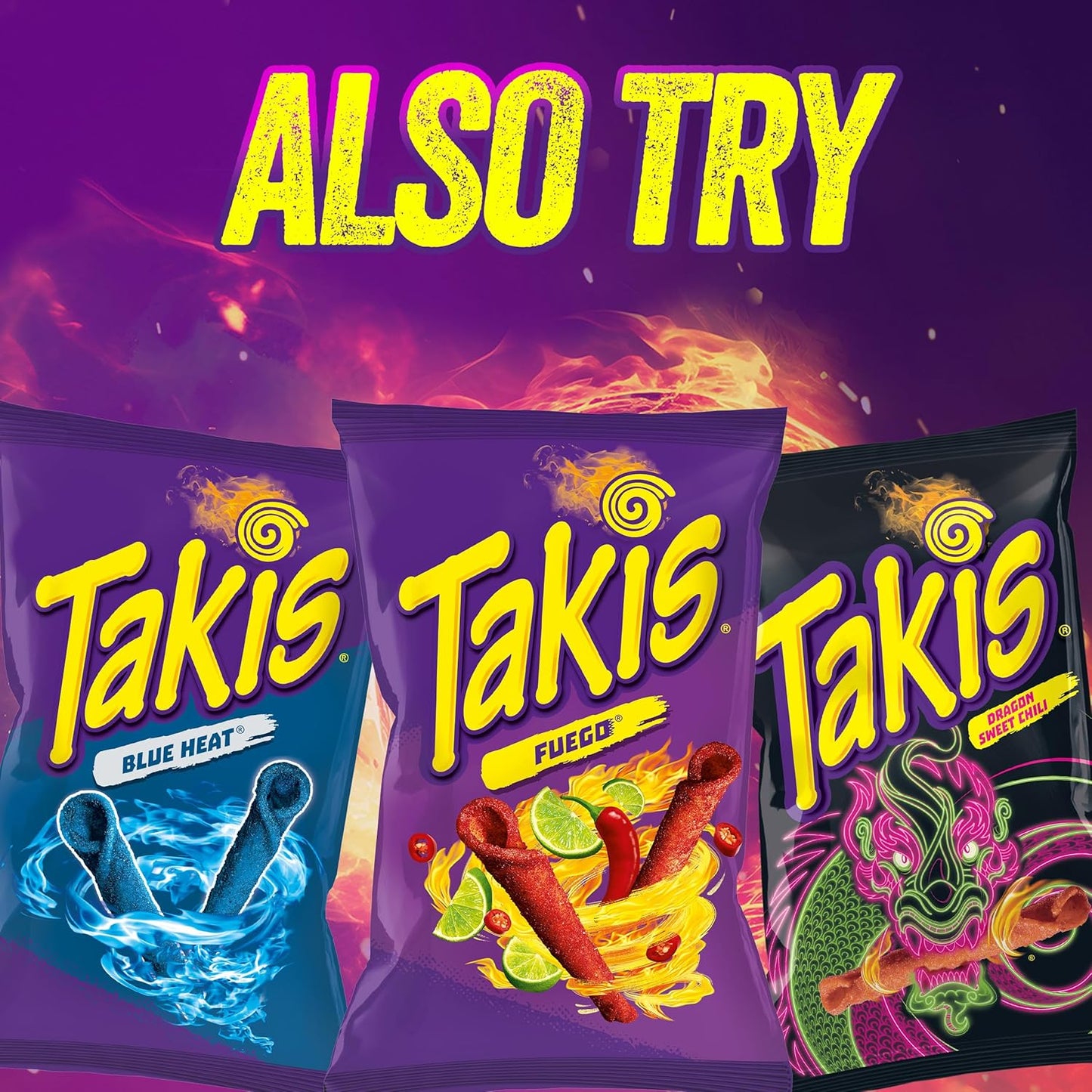 takis 18 pc variety pack assorted flavored rolled tortilla chips in 1 oz bags