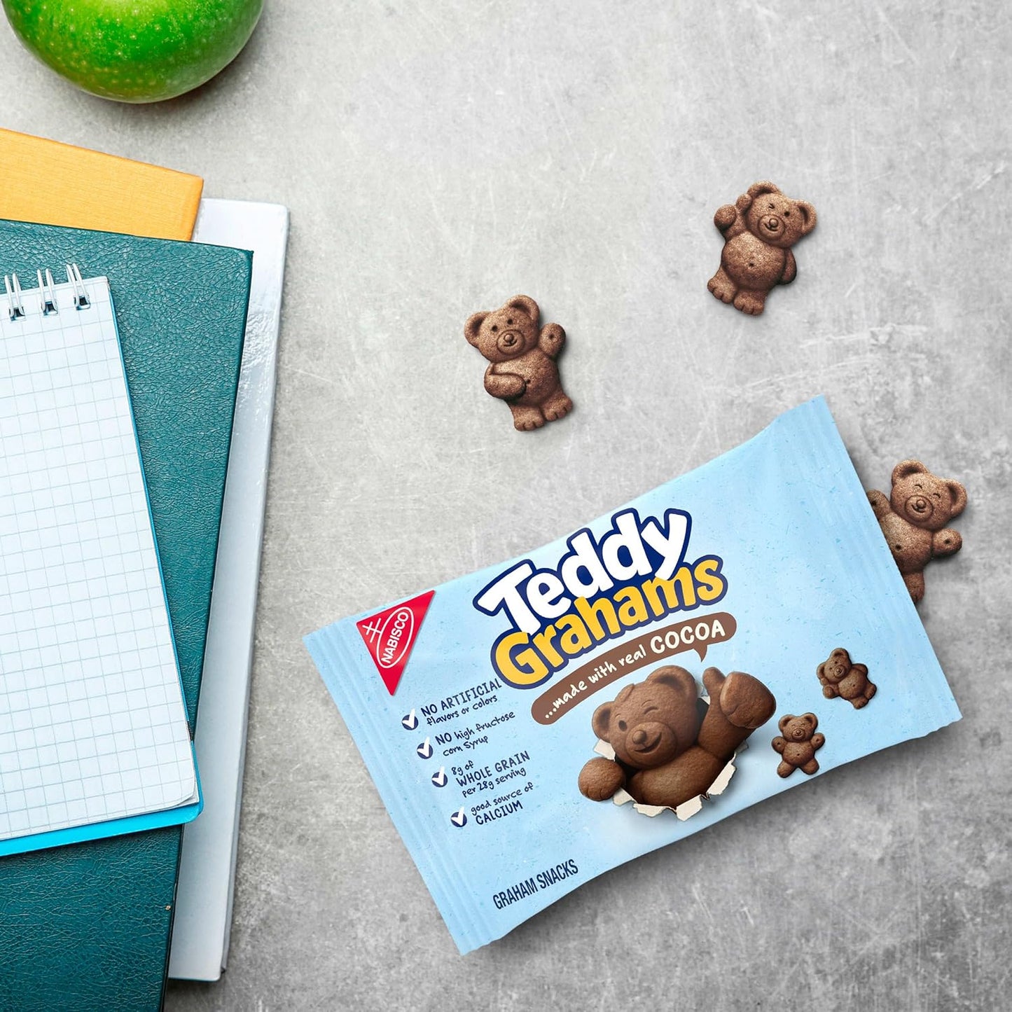 Nabisco Fun Shapes Variety Pack with Animal Crackers, Teddy Grahams and CHIPS AHOY! Cookies, 20 Snack Packs