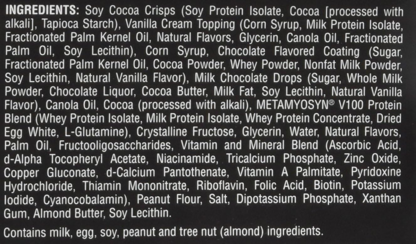 MET-Rx Big 100 Protein Bar, Meal Replacement Bar, 32G Protein, Super Cookie Crunch, 3.52 Oz