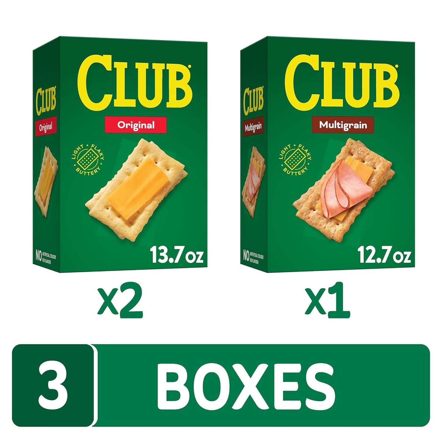 club original and multigrain crackers, variety pack, 2.506lb case, 3 boxes, kosher dairy, wheat and soy ingredients