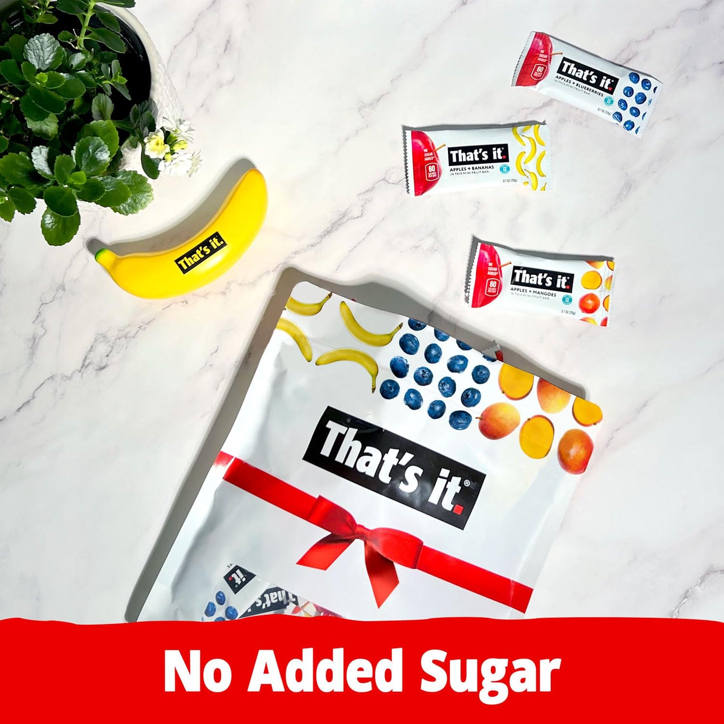 That's it. Mini fruit bars gift pouch, 36 count, variety pack, no sugar added, plant-based, vegan & gluten-free