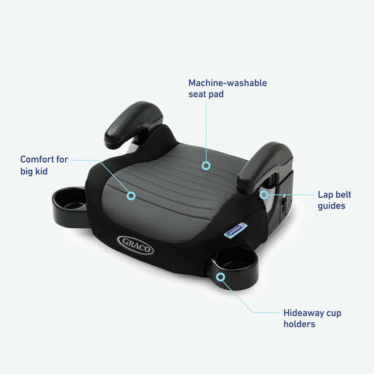 Backless Booster Car Seat TurboBooster 2.0 – Denton | Ages 4–10, 40–100 lbs
