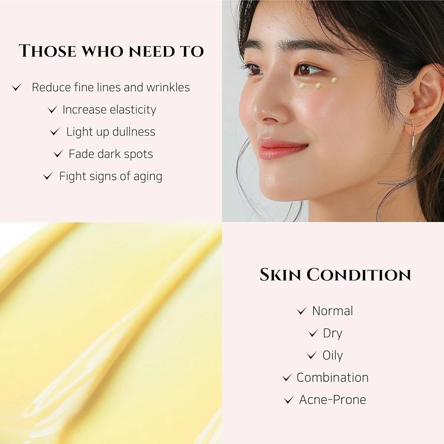 Beauty of Joseon Revive Eye Serum with Retinal Niacinamide Peptide for Face Under Eyes Wrinkles Dark Circles Moisturizer Cream Korean Skincare 30ml, 1 fl.oz * 2pack