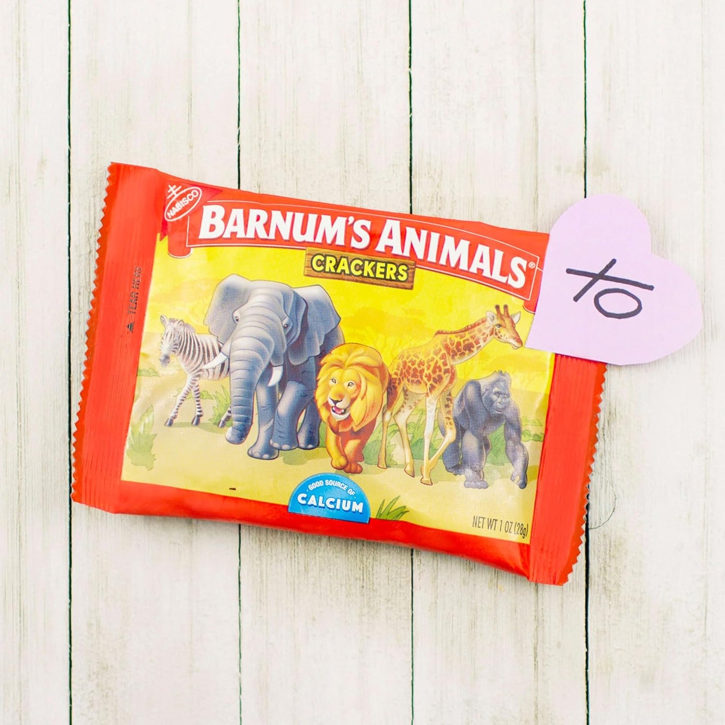 Barnum's Original Animal Crackers, 10 Snack Packs, 1 oz, Circus-Themed, Kids' Snacks, Calcium-Rich