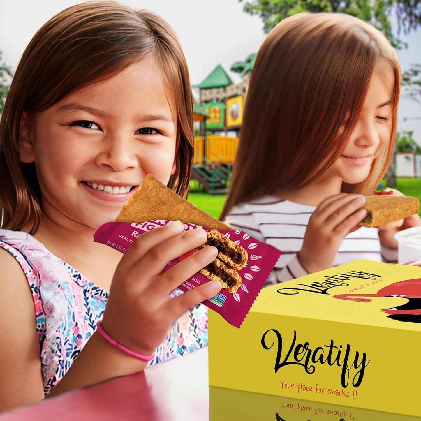 veratify healthy mixed snack box 66 count gift basket variety assortment