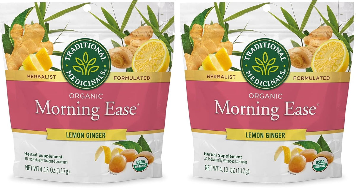 Traditional Medicinals Organic Belly Comfort Lozenges Lemon Ginger