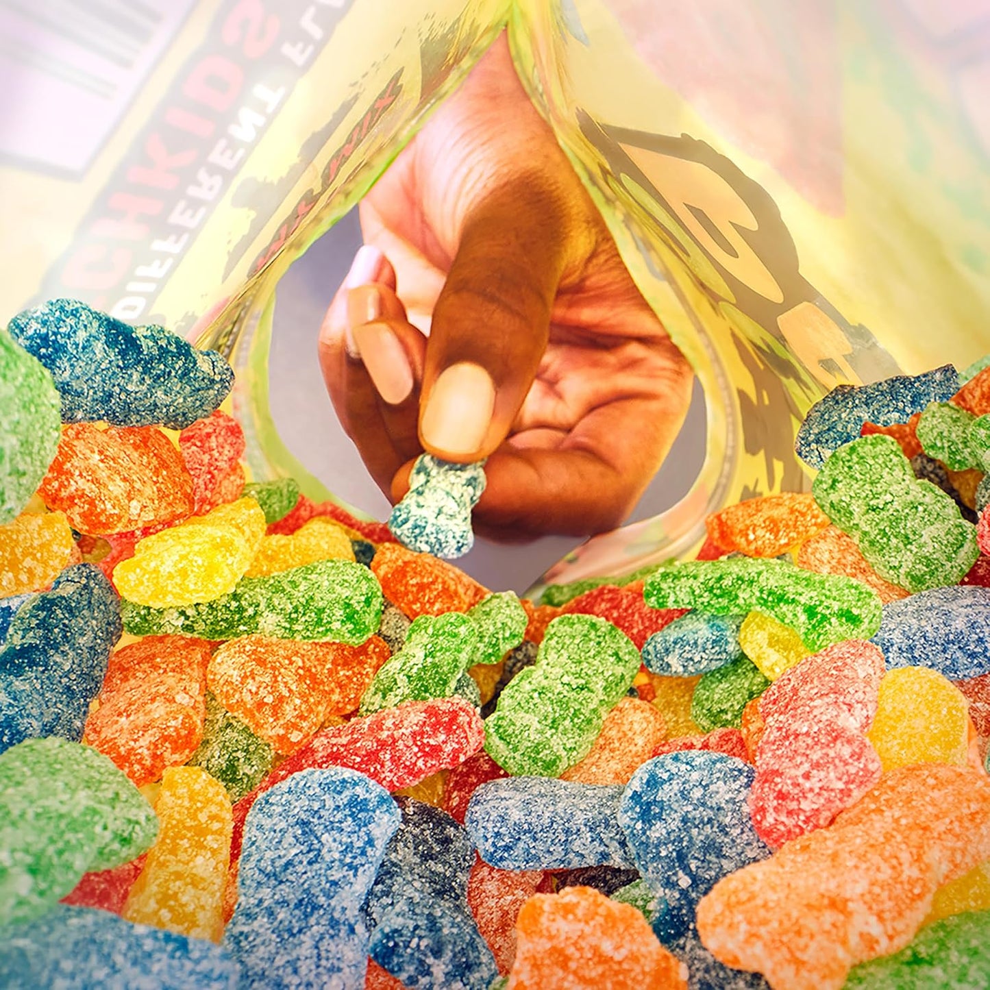 sour patch kids assorted fruits family size 1.8 lb bag chewy snacks